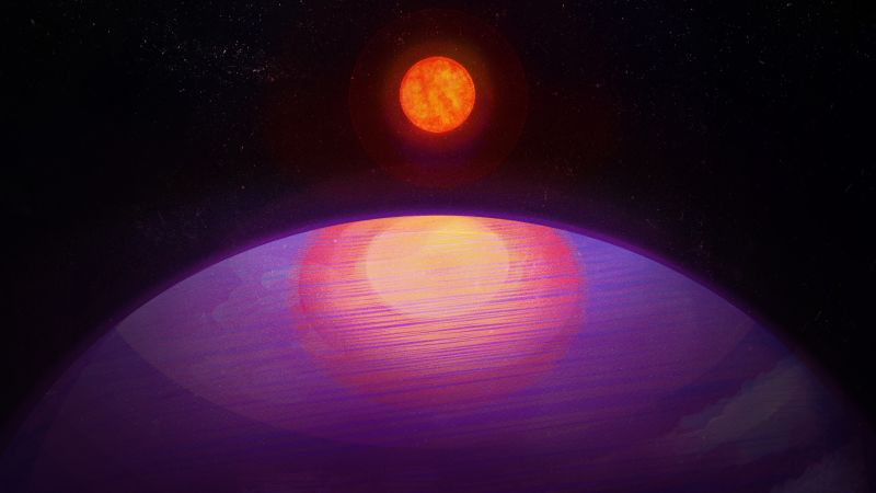 Ir atrasta apbrīnojami masīva planēta, kas riņķo ap mazu zvaigzni