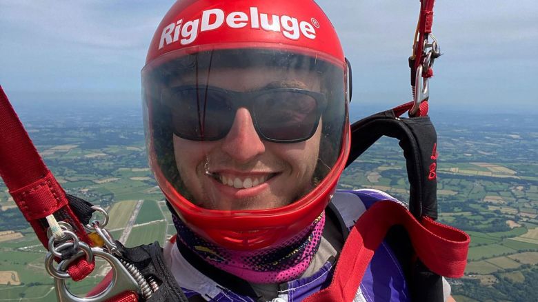 Liam Byrne died during a base jump in the Swiss Alps.