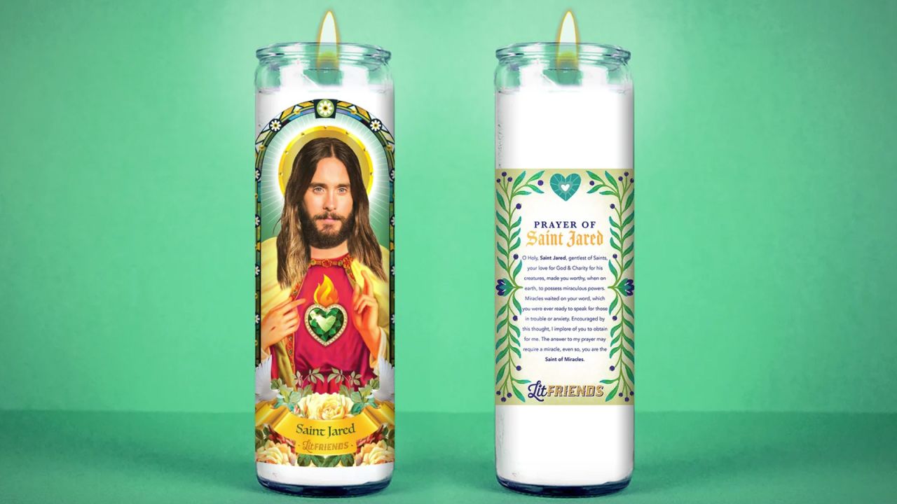 Lit Friends Saint Selfie- Custom Prayer Candle.jpg