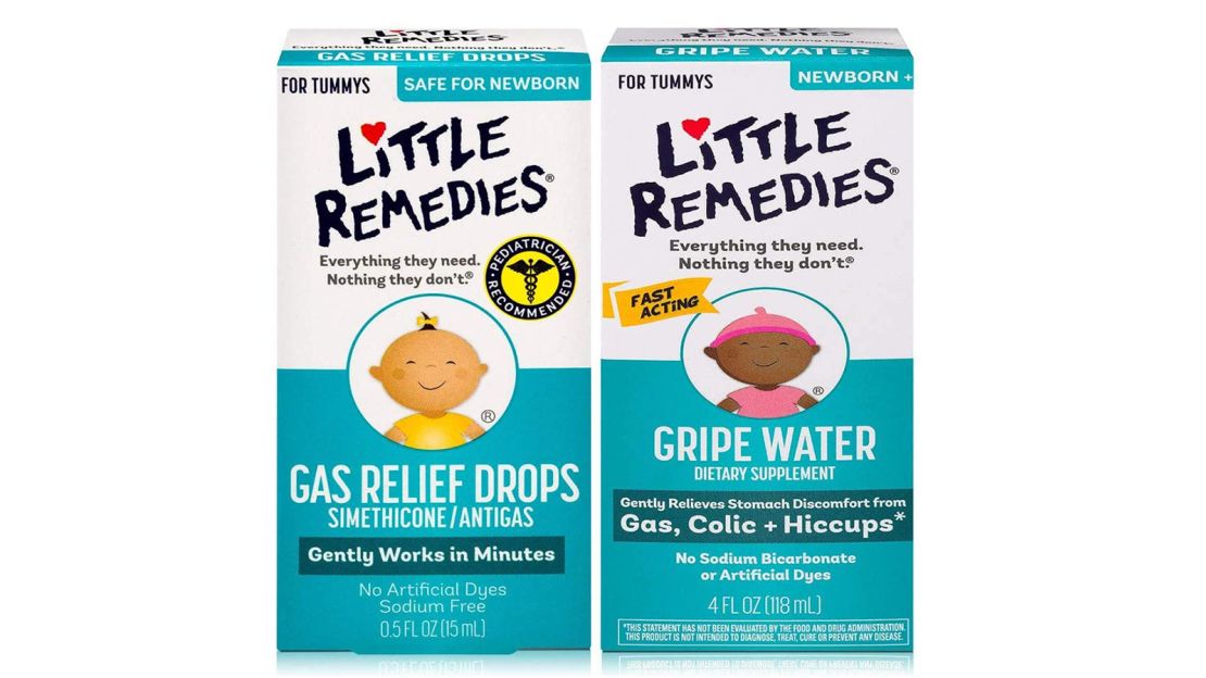 Little Remedies Gripe Water 4 oz and Gas Relief Drops 0.5 oz Pack, Safe for Newborns