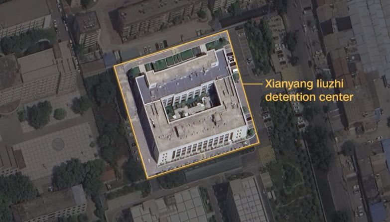 El centro de detención liuzhi en Xianyang, provincia de Shaanxi, donde Chen Jianjun estuvo detenido durante seis meses, fue construido en 2018.