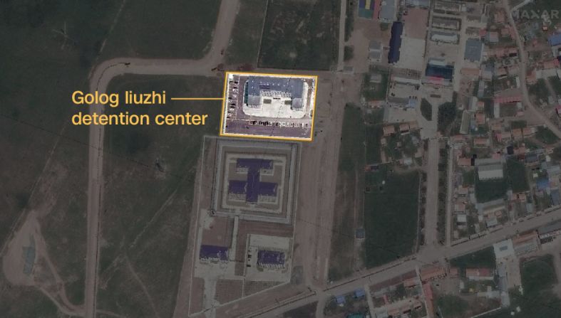 In Golog prefecture, Qinghai province, the liuzhi detention center was built between 2019 and 2021 next to a county prison.