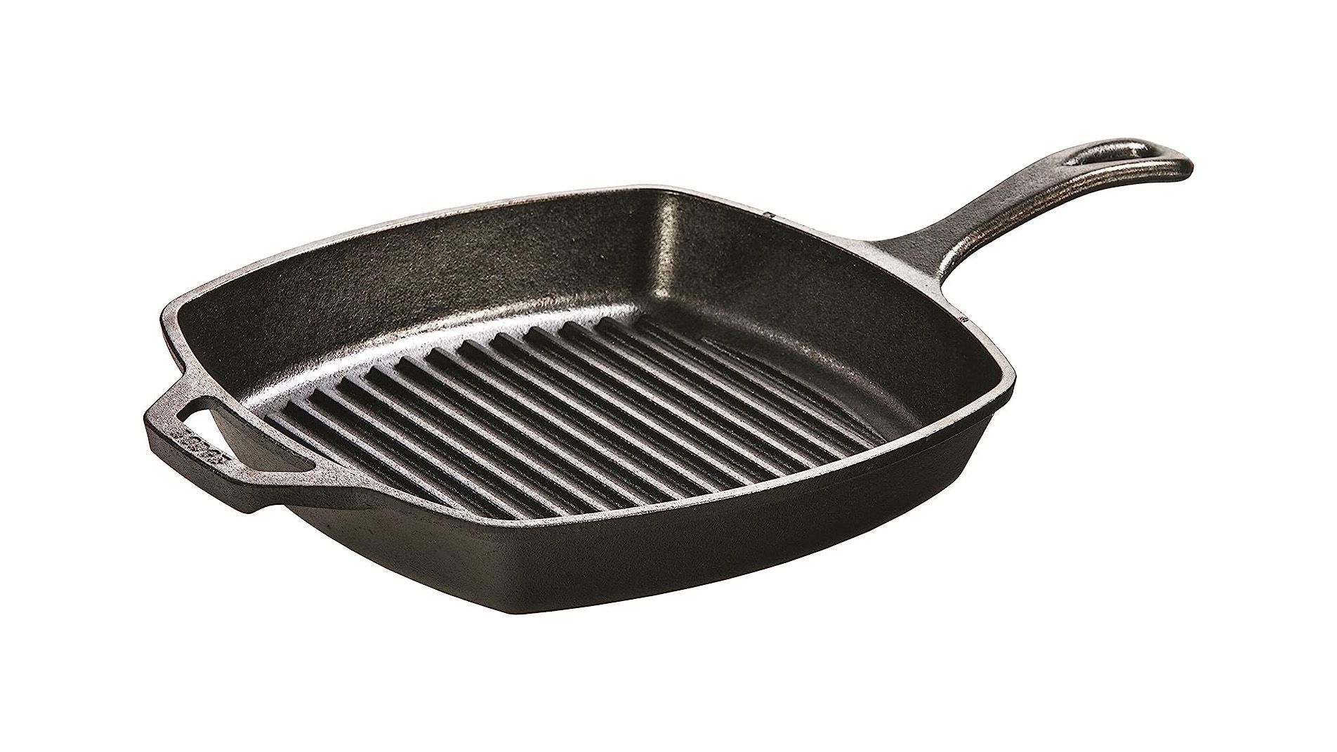 Lodge Chef Collection Square Cast Iron Grill Pan 11 Inch - World Market