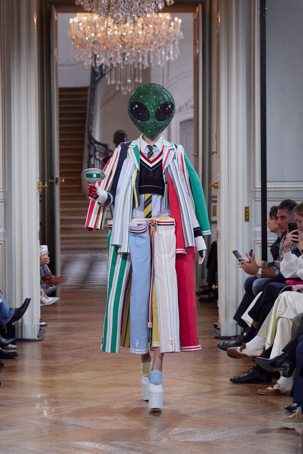 Aliens stole the show at Thom Browne.