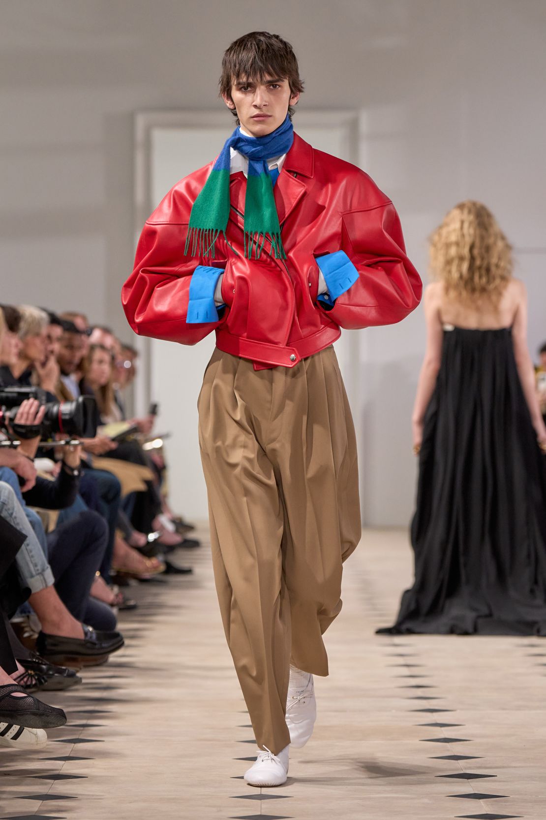 Celine Spring 2026 collection's was the first to be designed by creative director Michael Rider.
