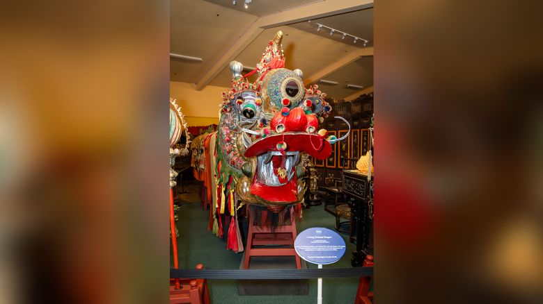 Loong is displayed at the Golden Dragon Museum in Bendigo.
