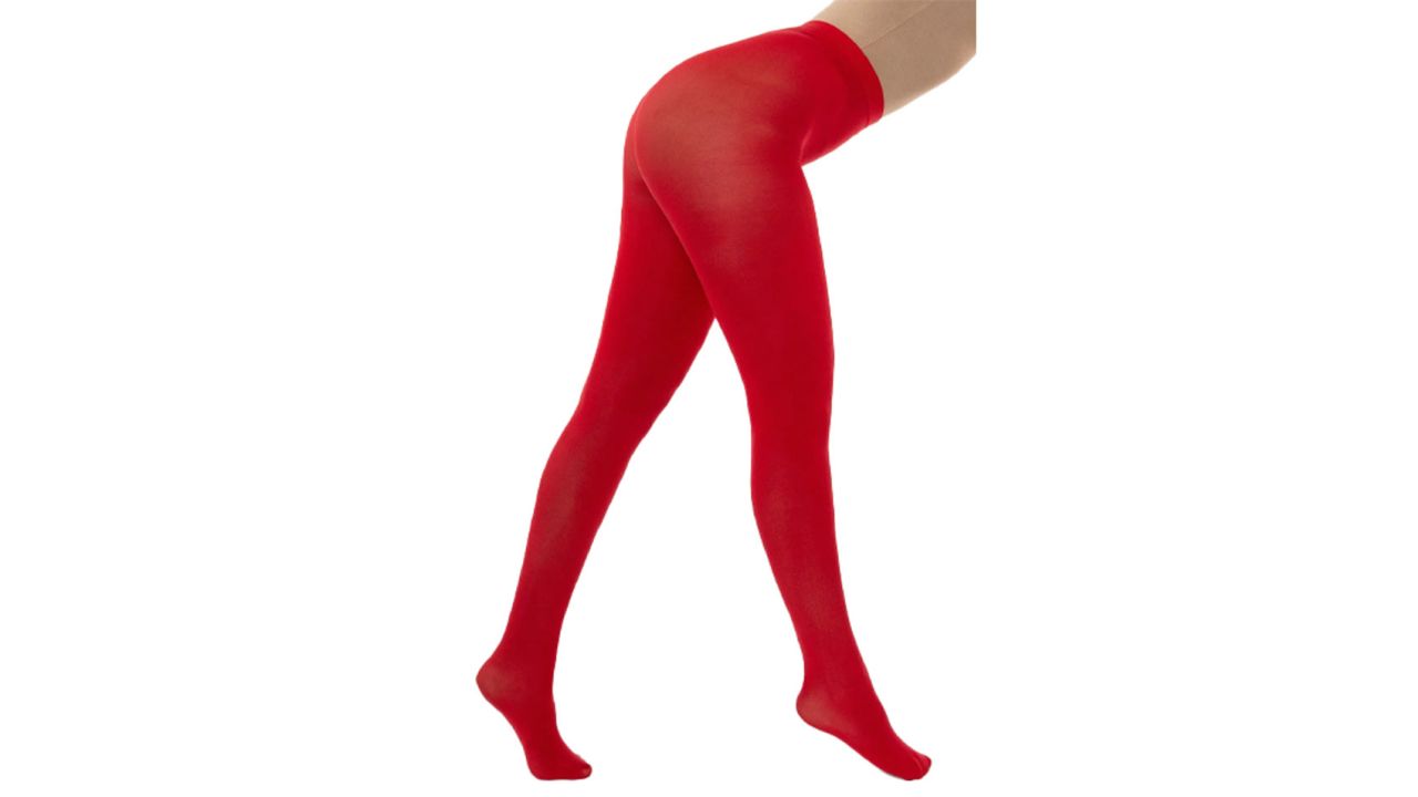 Winter opaque tights  Tights outfit, Colored tights outfit, Red tights