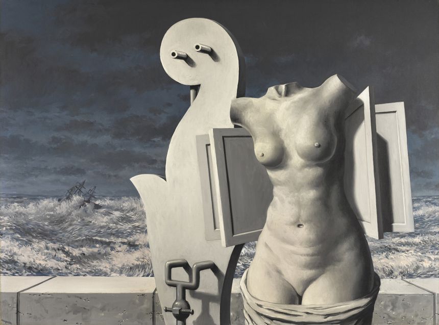 Magritte’s “La Statue volante” could fetch €12 million ($13.9 million).