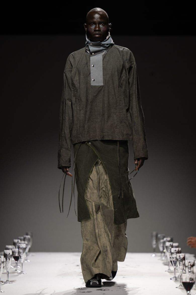 At Lueder, designer Marie Lueder was inspired by medieval era dressing.