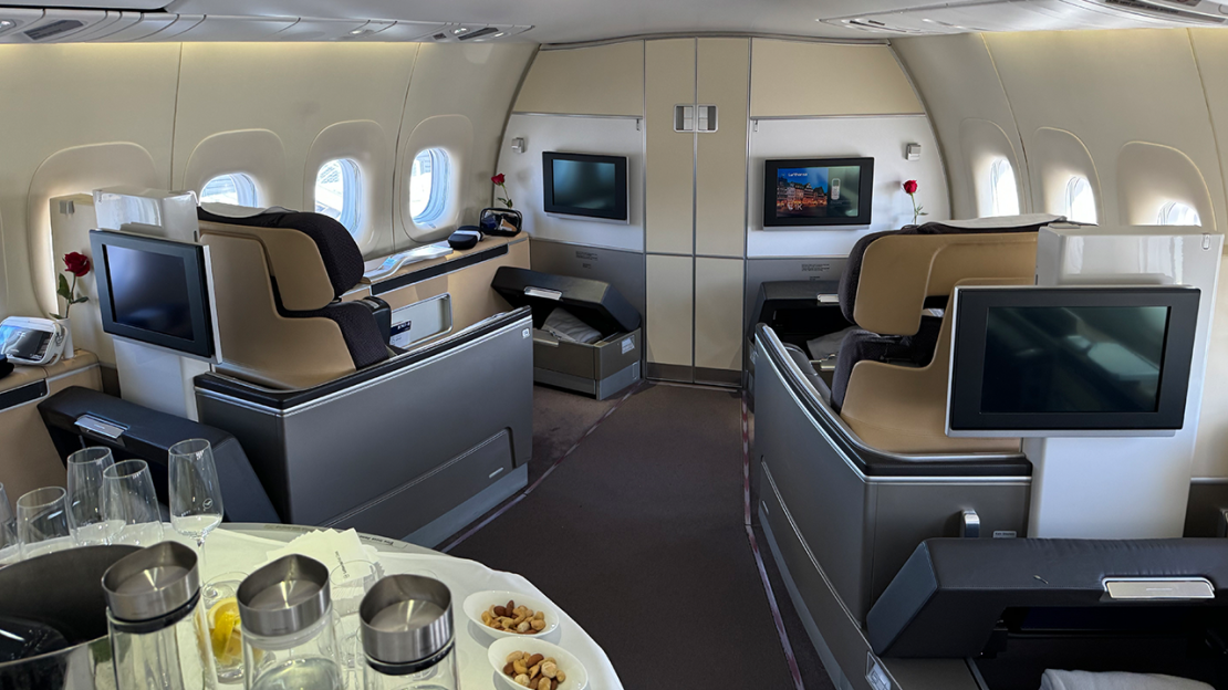 Lufthansa Boeing 747-8 first class
