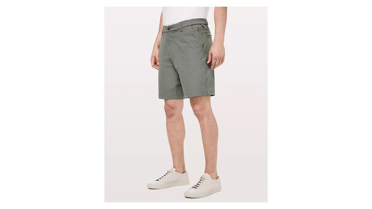 A photo of a person wearing Lululemon Classic-Fit Warpstreme Shorts