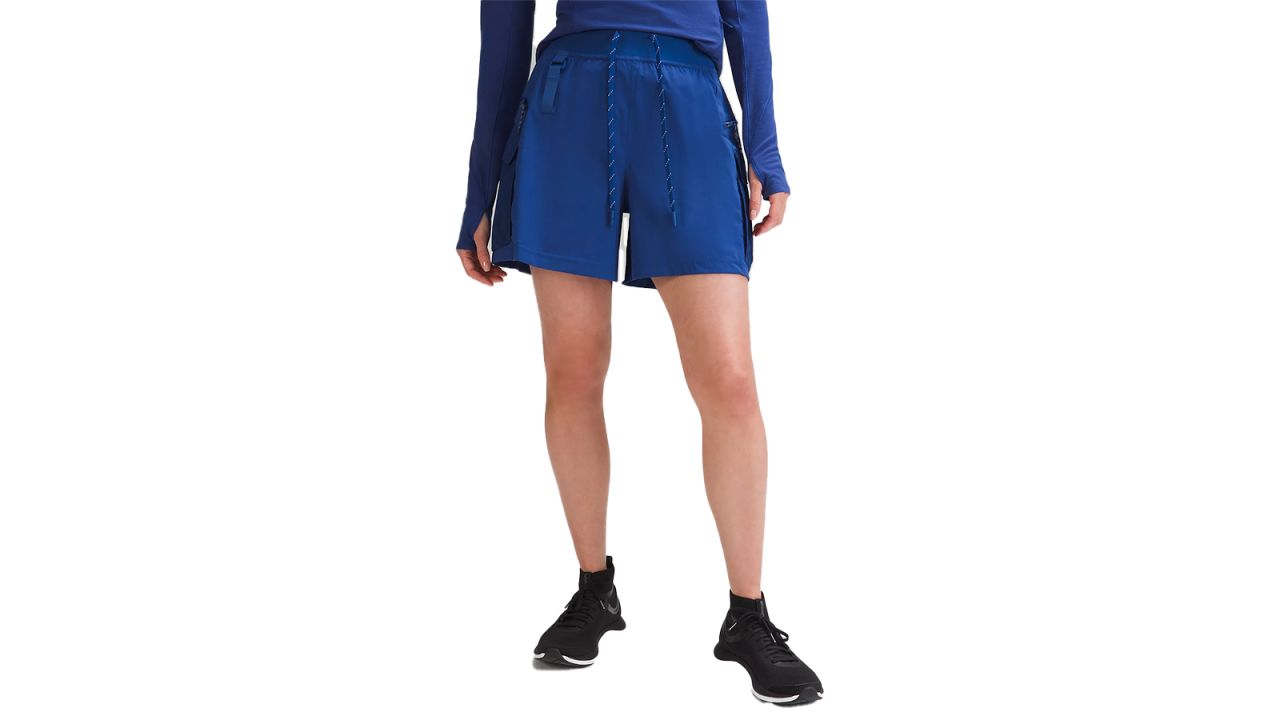 Multi-Pocket Cargo High-Rise Hiking Short 5, Women's Shorts