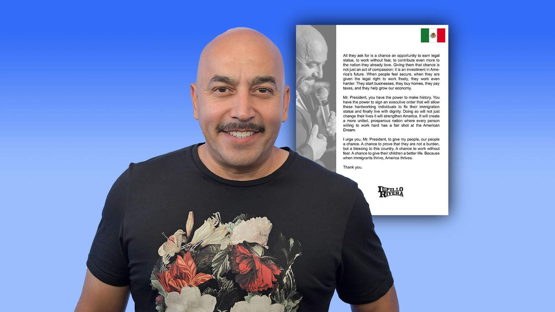 Lupillo Rivera defiende a los inmigrantes en carta dirigida a Donald Trump