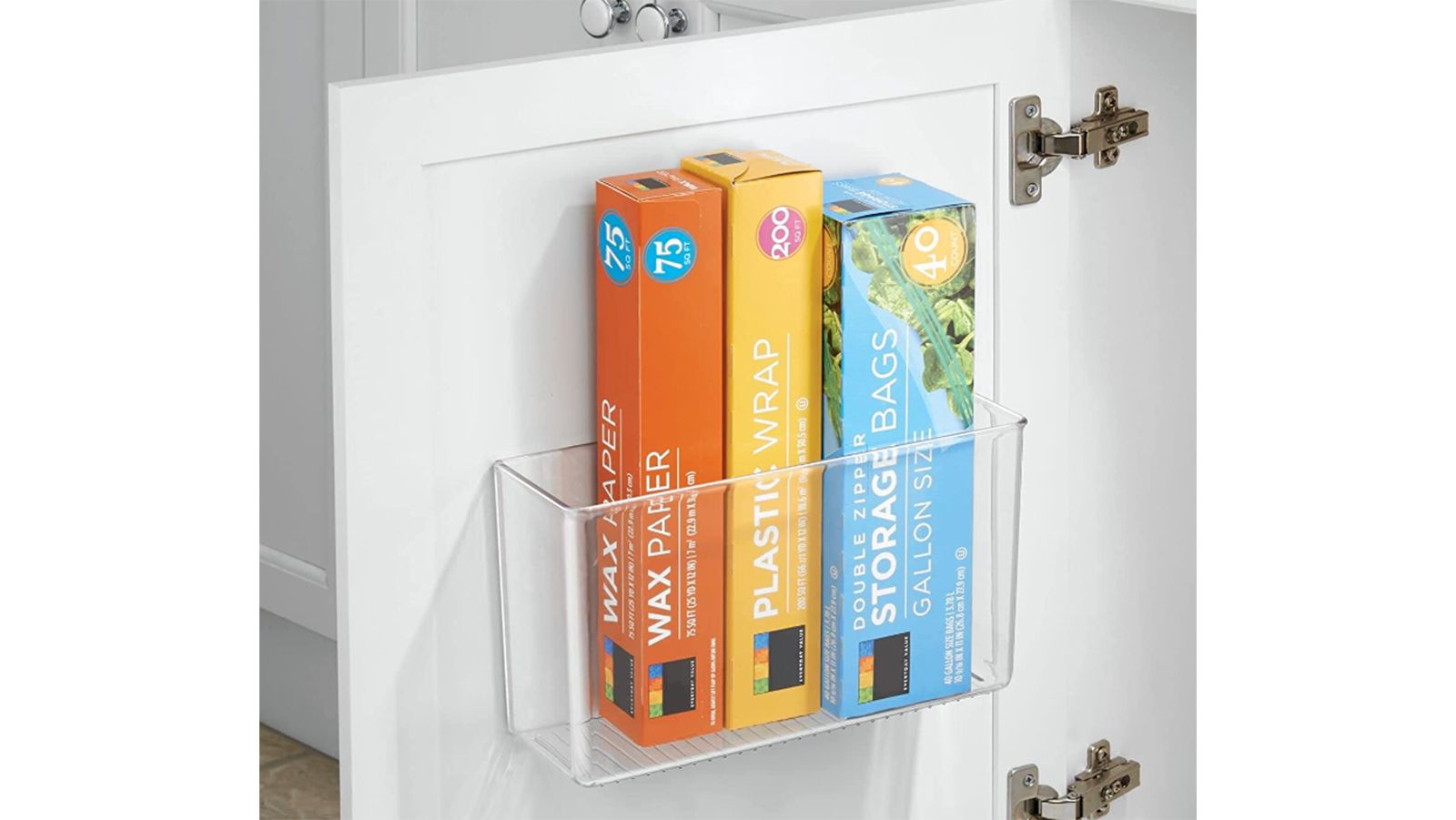 Mdesign Slim Plastic Bathroom Storage Container Bin, 5 Wide, 4 Pack :  Target