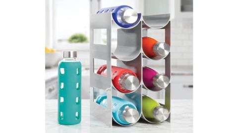 mDesign Plastic Free-Standing Water Bottle Organization