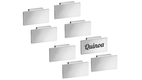 mDesign Steel Clip-On Basket and Bin Tags