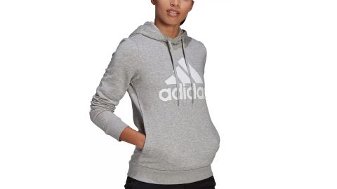 Adidas Logo Fleece Sweatshirt Hoodie