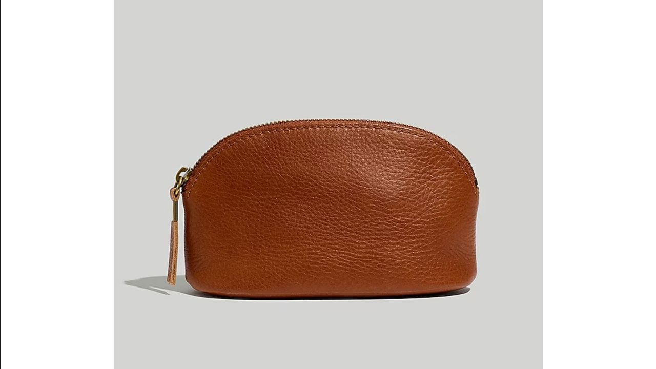 The Leather Makeup Pouch