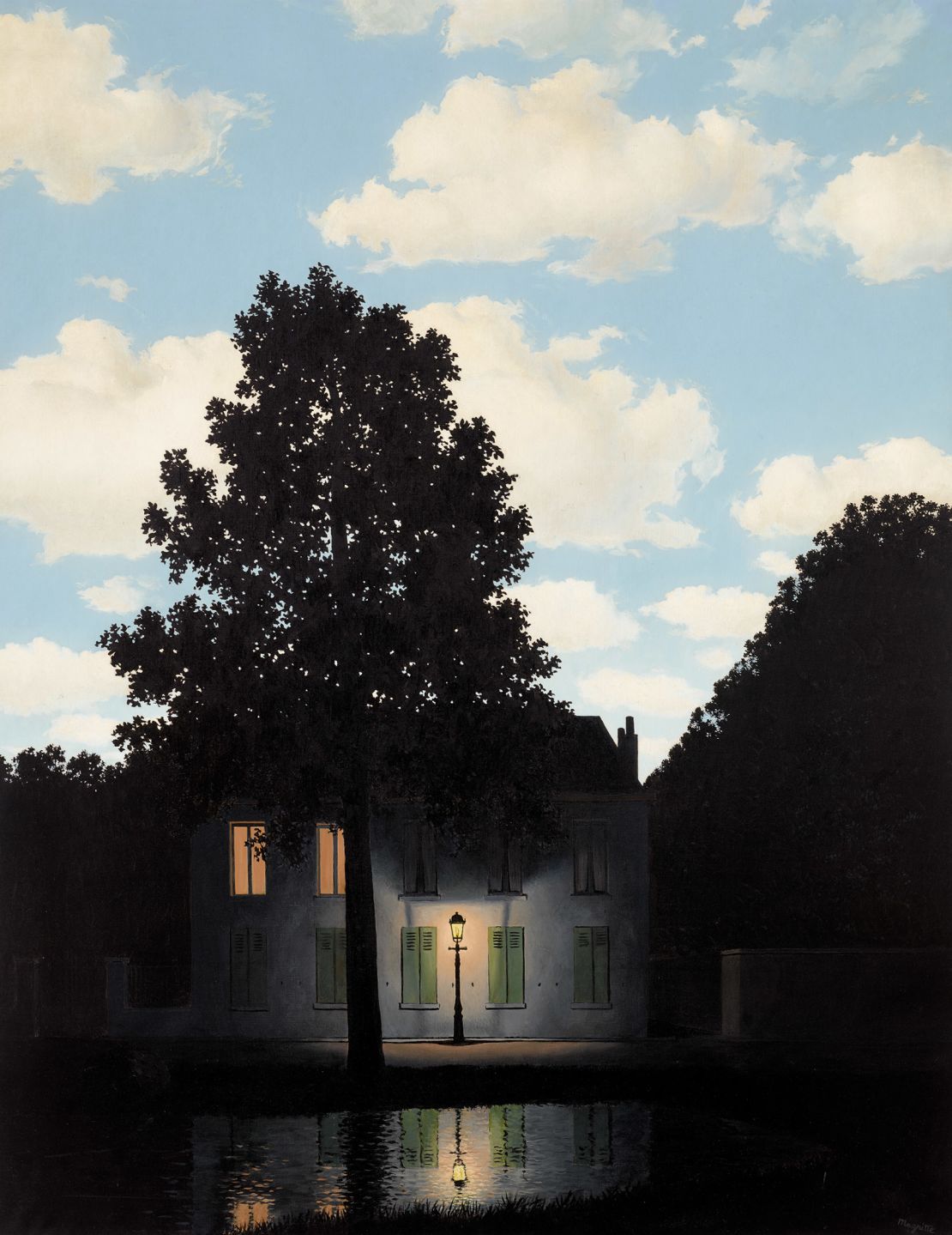 René Magritte's L'empire des lumières