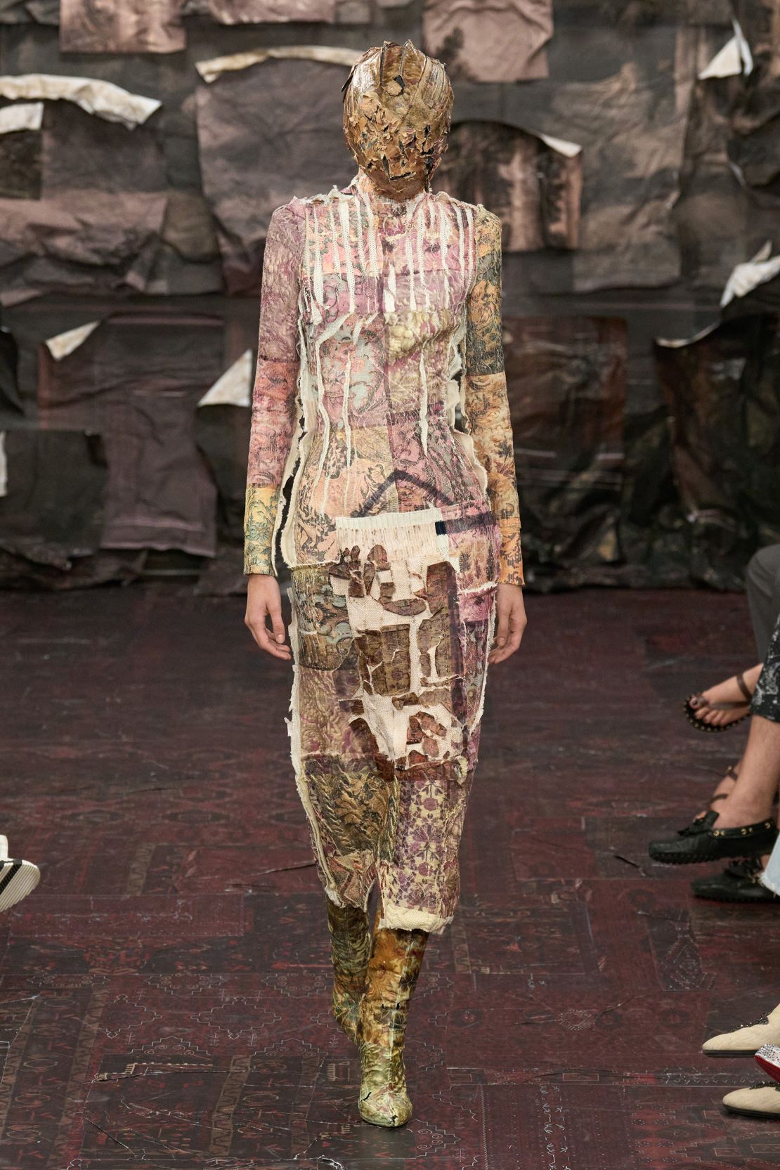 Glenn Martens — a fellow Belgian, like the brand’s founder Martin Margiela himself, and a native of Bruges — has long drawn inspiration from the city’s medieval cathedrals and Flemish art.