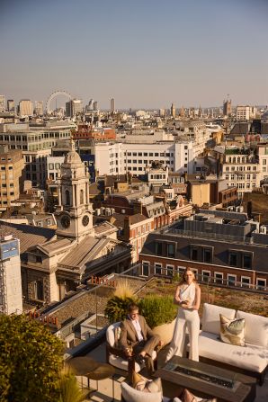 <strong>The view:</strong> The terrace offers fresh perspectives on the famous London skyline.