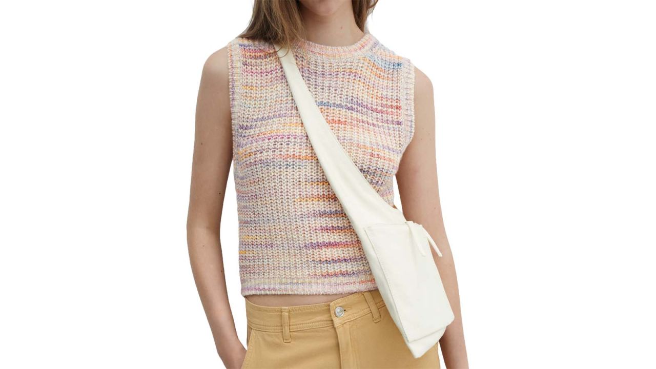 Mango Multi-Coloured Knitted Vest.jpg