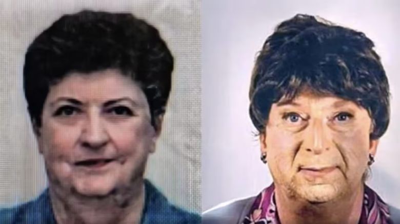 Graziella Dall'Oglio (left) and her son (right), who has not been named