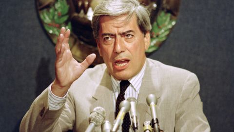 Mario Vargas Llosa en 1989.