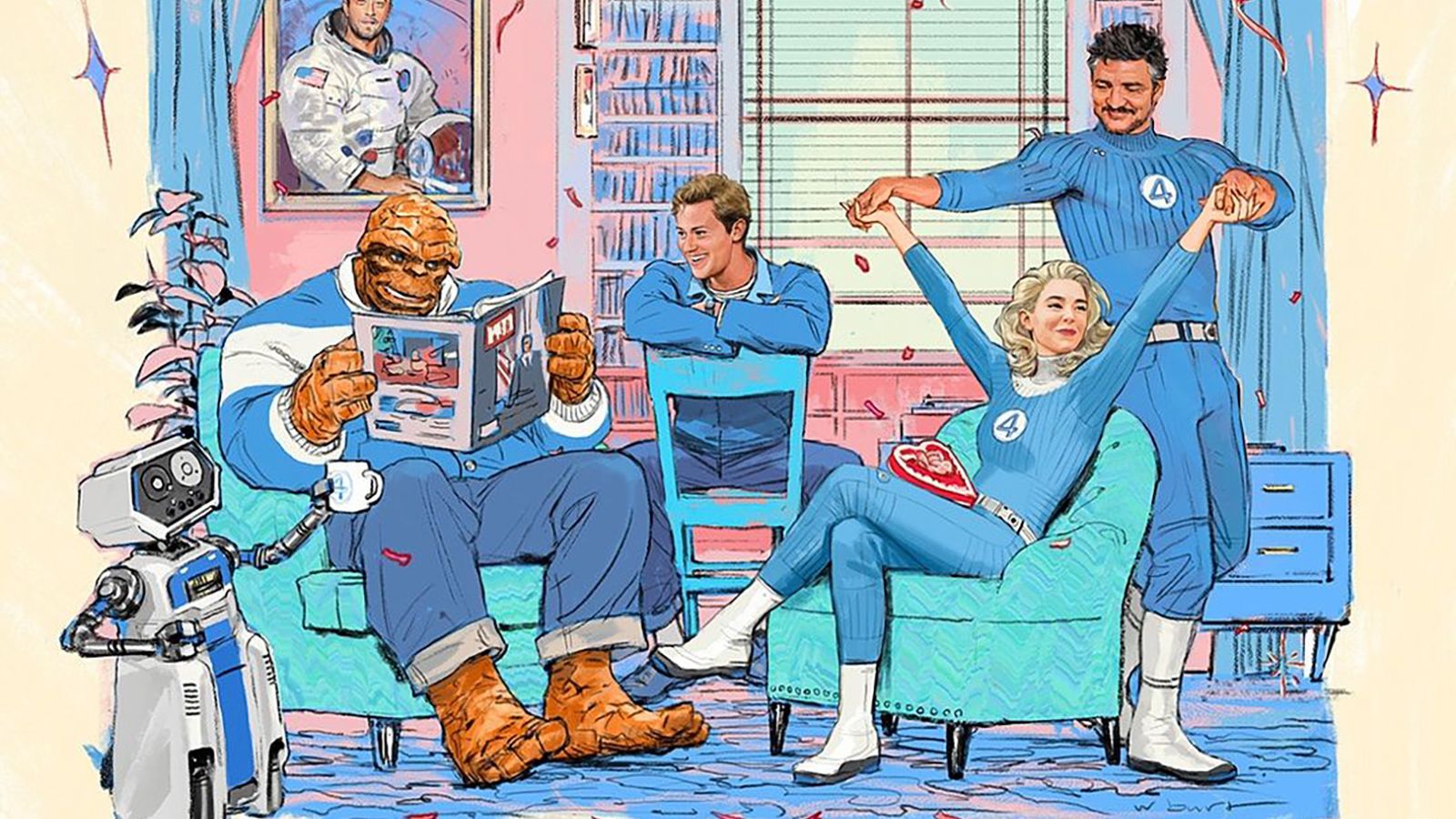 ‘fantastic Four Cast Revealed In A Valentine From Marvel Cnn