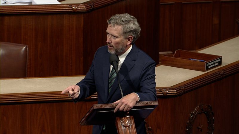 Republican bashes Trump’s major bill on the House floor