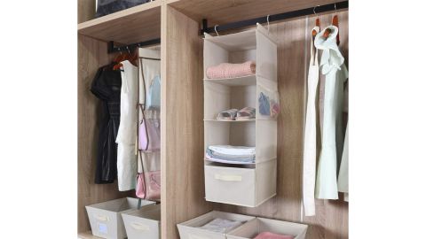 Max Houser 4-Shelf Hanging Closet Organizer