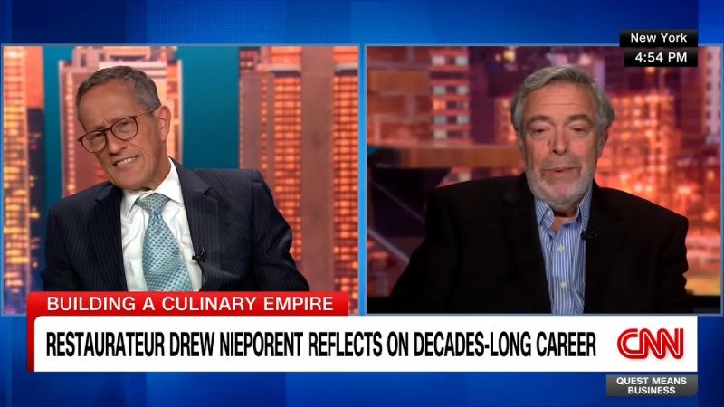 cnn.com - Richard Quest - Drew Nieporent Reflects on his Decades-Long Career in the Restaurant Industry