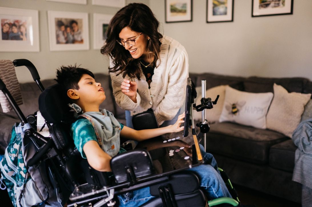 Marisa Jackson’s 10-year-old son, Maxwell, has a rare genetic disorder called FoxG1 syndrome.