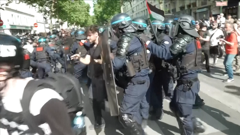 Video shows worldwide demonstrations on May Day