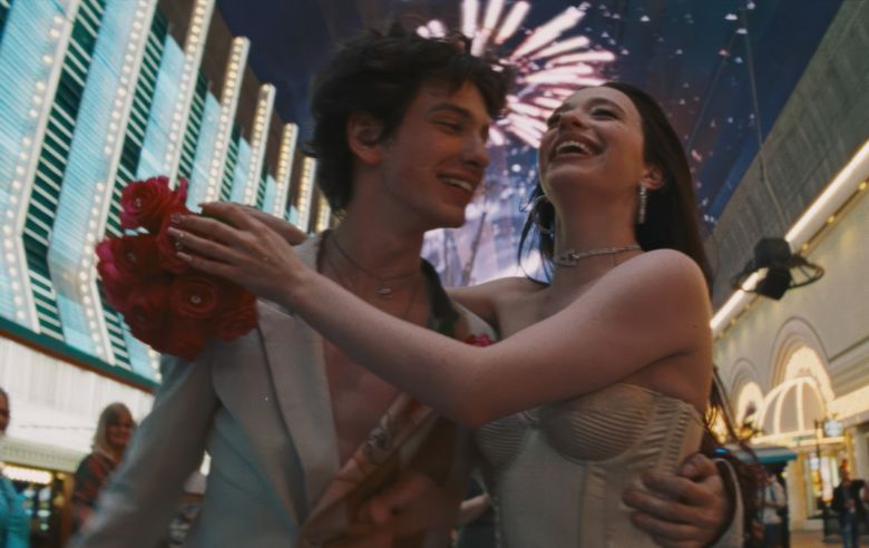 Mikey Madison (right) features in the 2024 award-winning film 