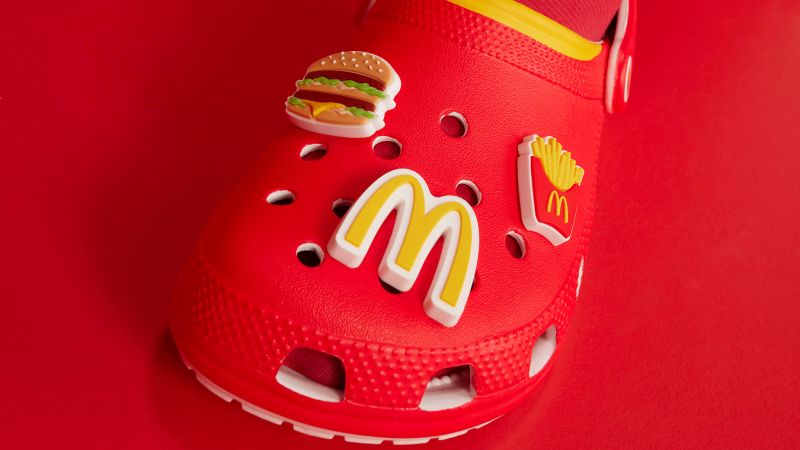 Crocs unveils McDonalds-inspired footwear line