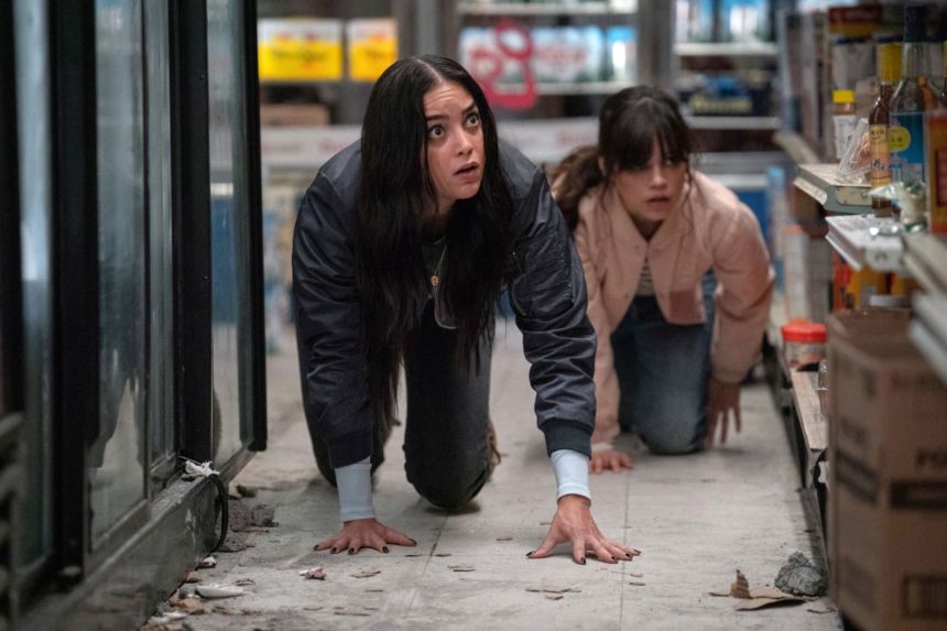 Melissa Barrera, Jenna Ortega in 2023's "Scream 6."
