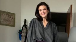 This still from video originally posted to Instagram shows Office of Personnel Management spokesperson McLaurine Pinover as she films fashion content in her office.