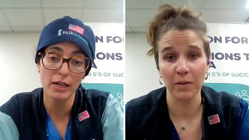 CNN speaks to American medics trapped in Gaza