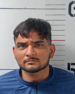 Meet Patel is being held on a charge of theft.