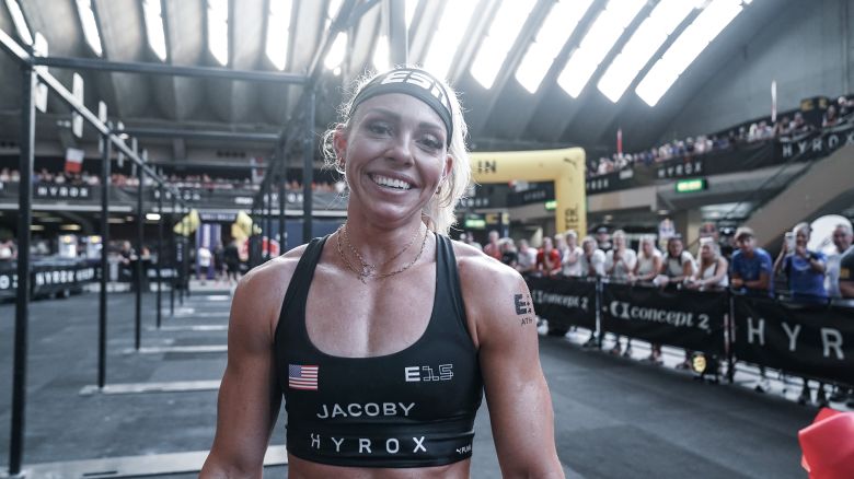 The American, 33, is now the elite women's Hyrox world champion.