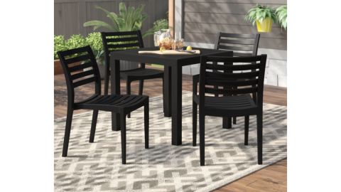 Mercury Row Melissus Square 4-Person Dining Set.