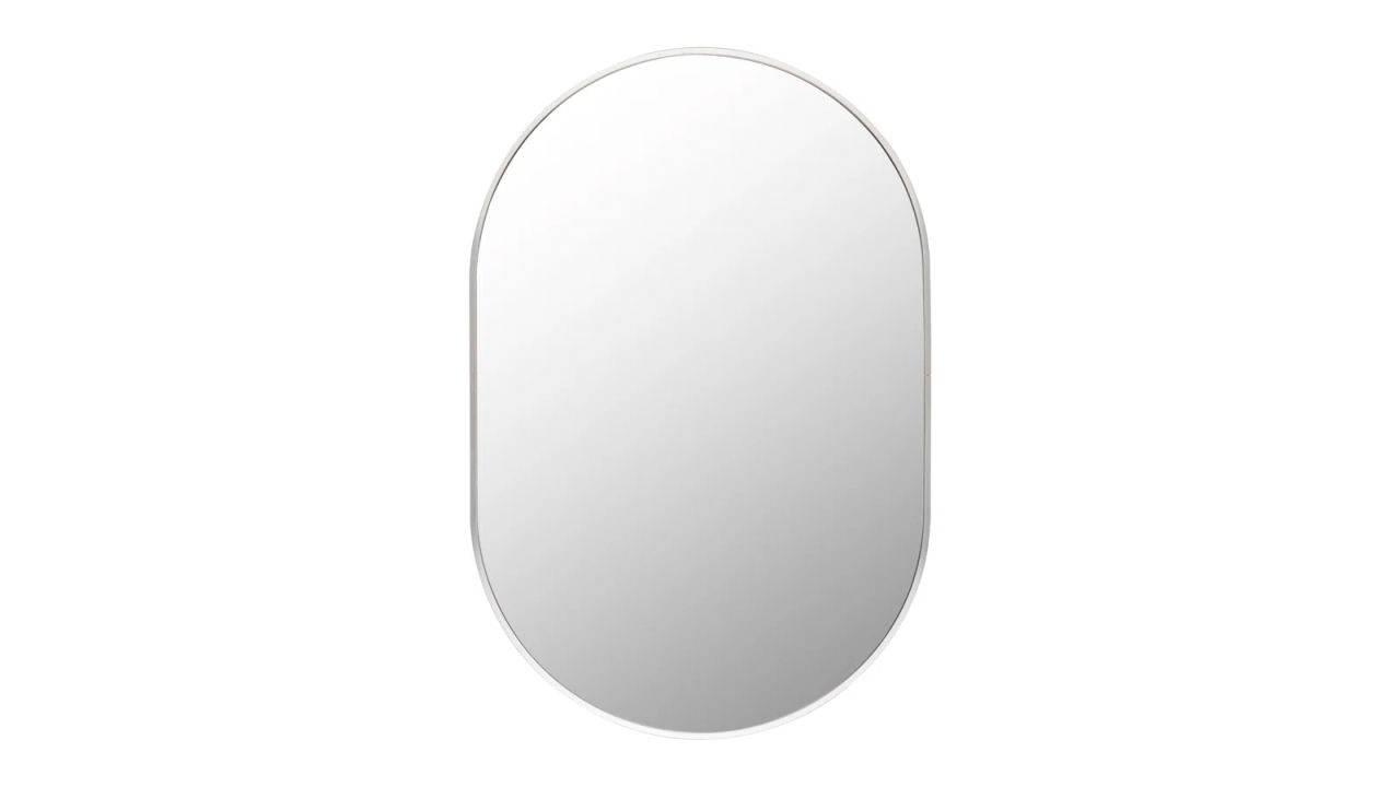 Mercury Row Tamayo Oval Pill-Shaped Metal Mirror cnnu