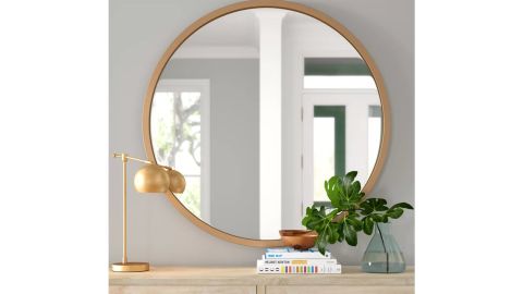 mercury roe oaker modern wall mirror
