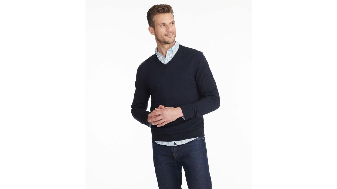 Untuckit Merino Wool V-Neck Sweater