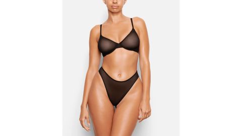 Mesh Underwire Bra