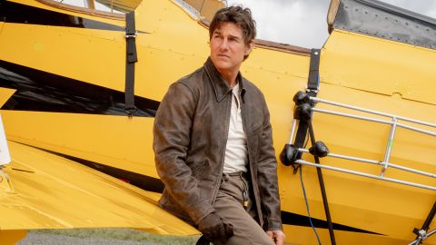 Tom Cruise on the set of Mission: Impossible - The Final Reckoning from Paramount Pictures and Skydance.