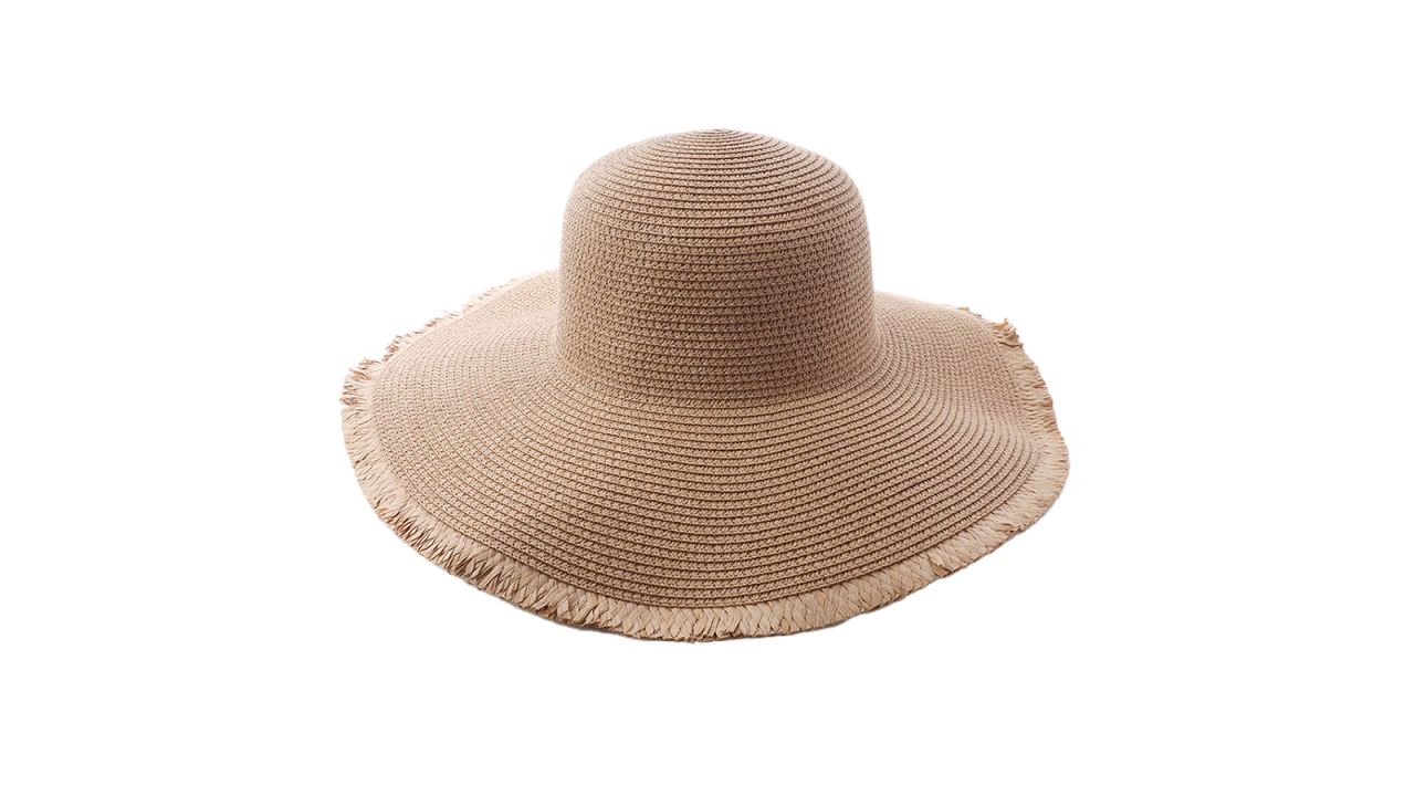 MICAS Fringe Brim Straw Hat cnnu