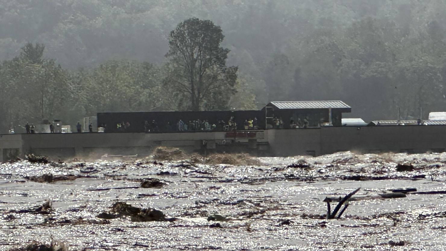 Unicoi County Hospital flooding: More than 50 people stranded on roof