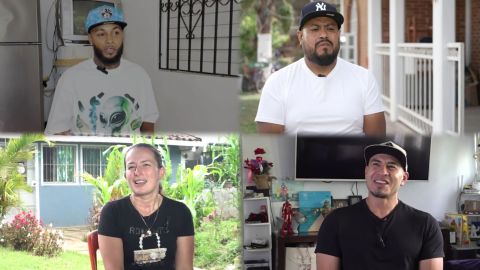 Wilkin Hernández (arriba, izquierda), Leonel Chávez (arriba, derecha), María Sara Cruz (abajo, izquierda) y Juan Chacón (abajo, derecha) son algunos migrantes que contaron a CNN sus historias en Estados Unidos y el motivo de su regreso a sus países de origen.